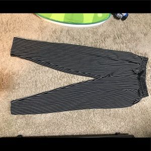 Never worn Pinstripe loose pants